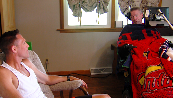 Hospice nurse runs for ALS patient